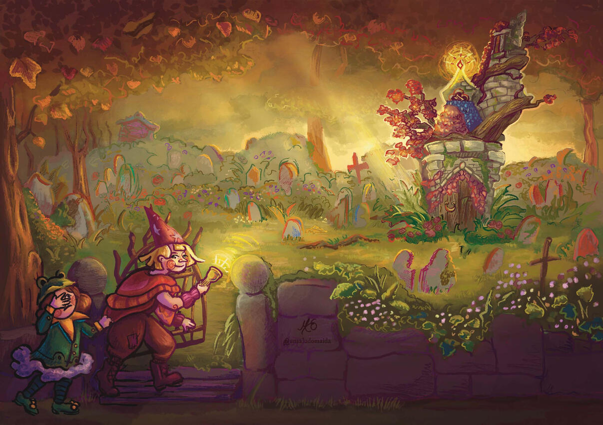 overgrown garden